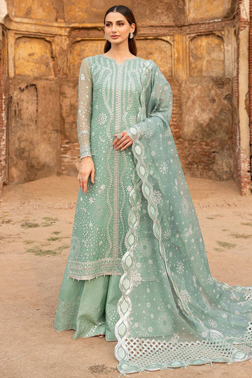 Farasha | Ritzier Wedding Formals | Ocean Light - Aqsa Fabrics