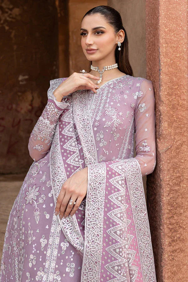 Farasha | Ritzier Wedding Formals |  Pastel Mist - Aqsa Fabrics