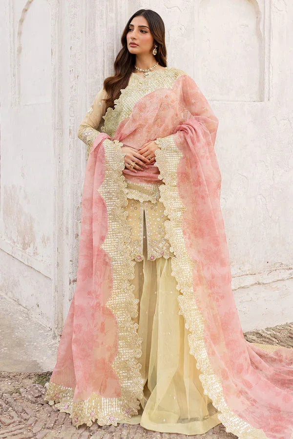 Farasha | Ritzier Wedding Formals |  Marigold Bliss - Aqsa Fabrics
