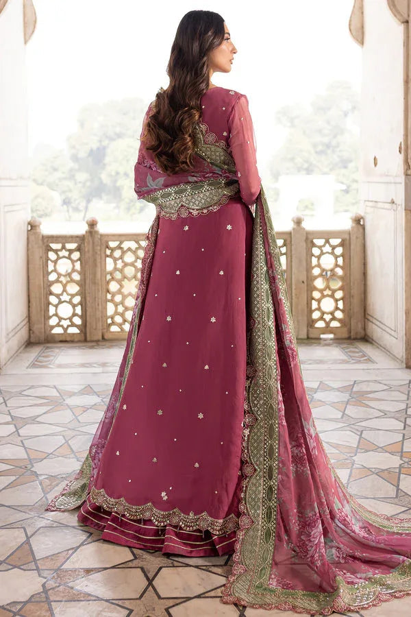Farasha | Ritzier Wedding Formals |  Regal Rose - Aqsa Fabrics