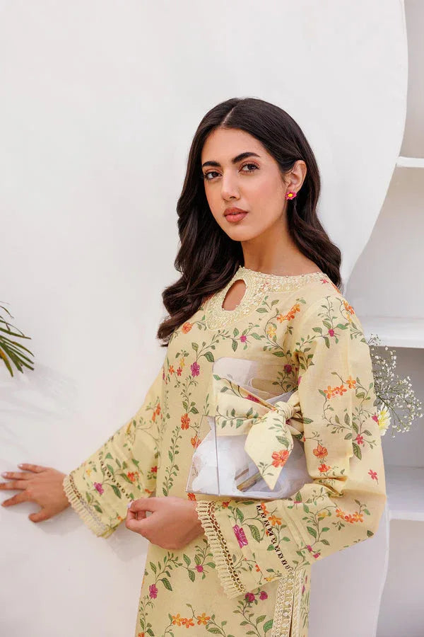 Farasha | Printed Essentials | PASTEL GLEAM - Aqsa Fabrics