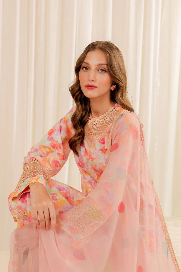 Farasha | Printed Essentials | ETHNIC DEW - Aqsa Fabrics