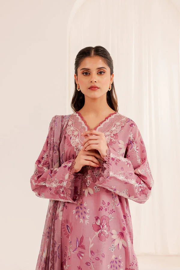 Farasha | Printed Essentials | FLORA - Aqsa Fabrics