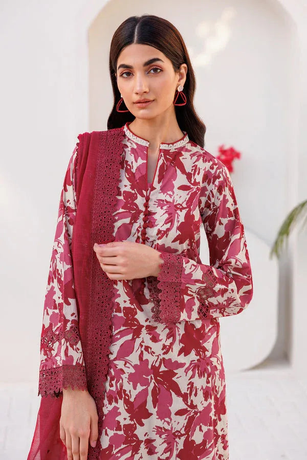 Farasha | Printed Essentials | JASMINE ROSE - Aqsa Fabrics