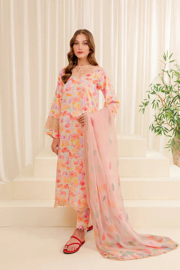 Farasha | Printed Essentials | ETHNIC DEW - Aqsa Fabrics