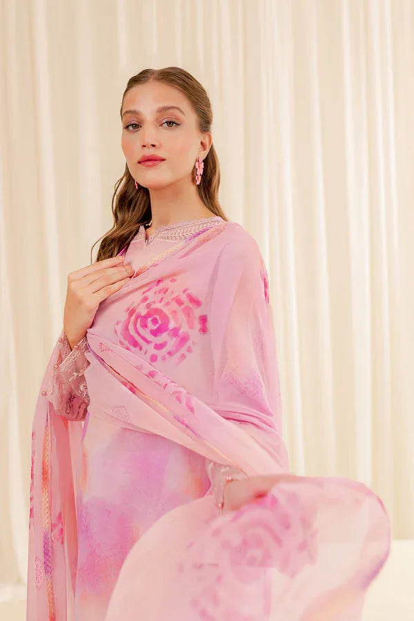 Farasha | Printed Essentials | PEONY - Aqsa Fabrics