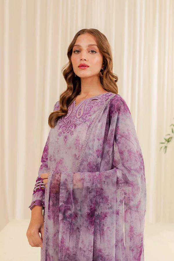 Farasha | Printed Essentials | WINESOME GLORY - Aqsa Fabrics