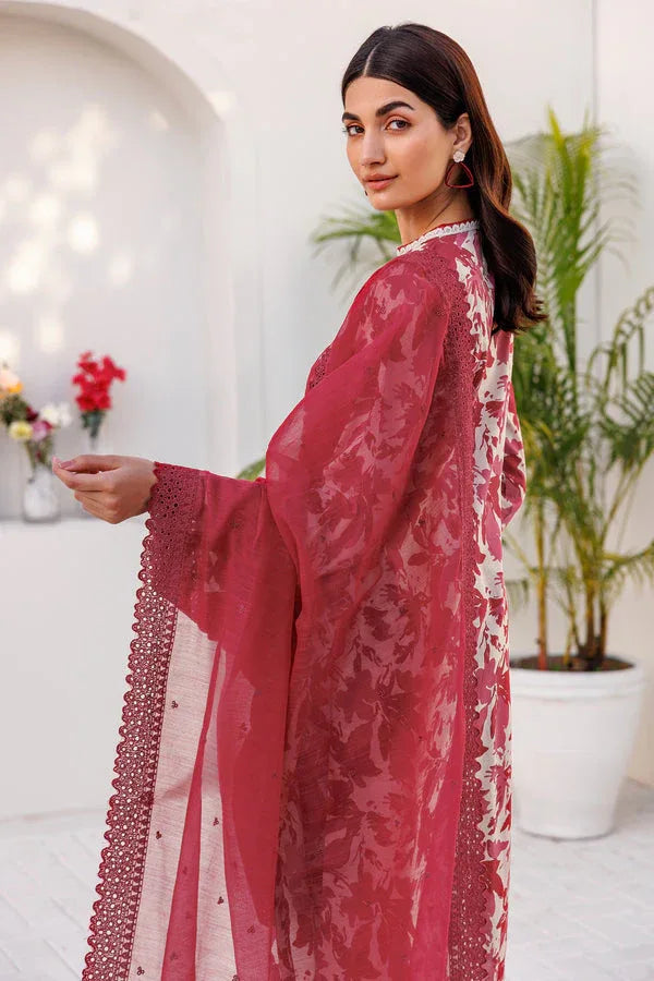 Farasha | Printed Essentials | JASMINE ROSE - Aqsa Fabrics