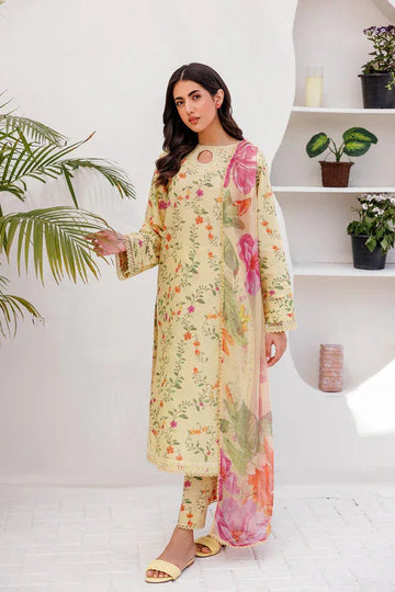 Farasha | Printed Essentials | PASTEL GLEAM - Aqsa Fabrics