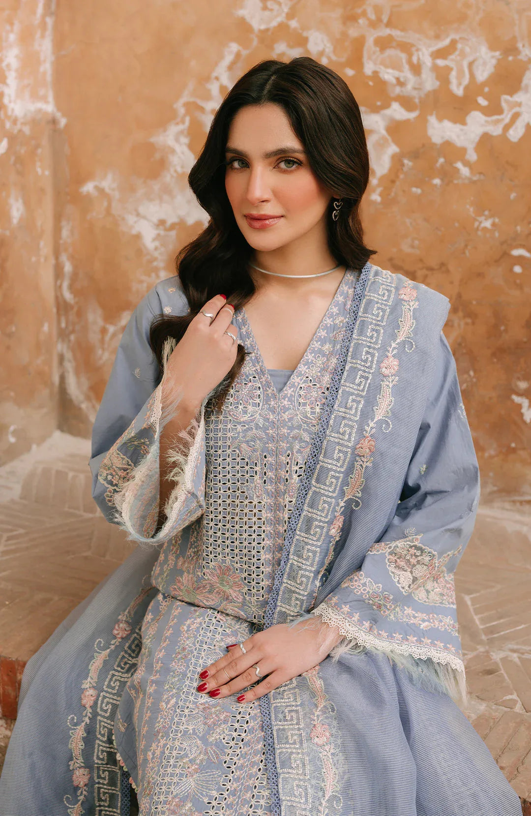 Fiona | Sarang Lawn 25 | Aysel - Aqsa Fabrics