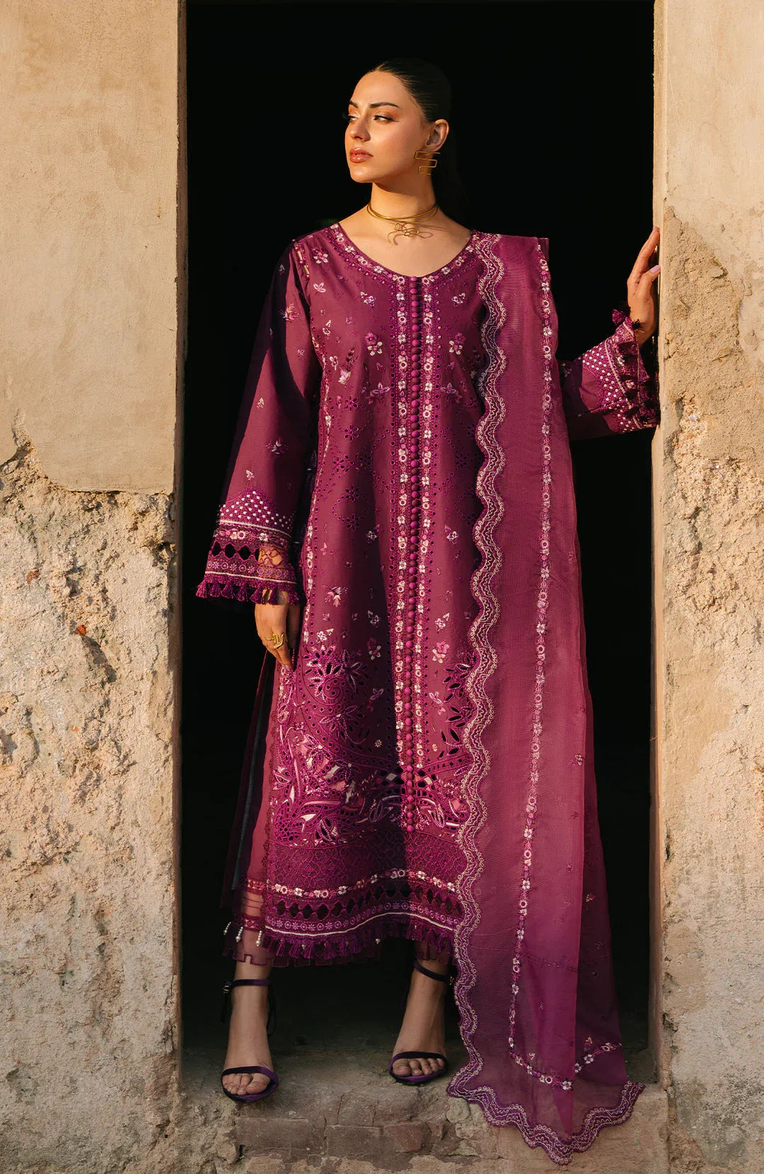 Fiona | Sarang Lawn 25 | Feride - Aqsa Fabrics
