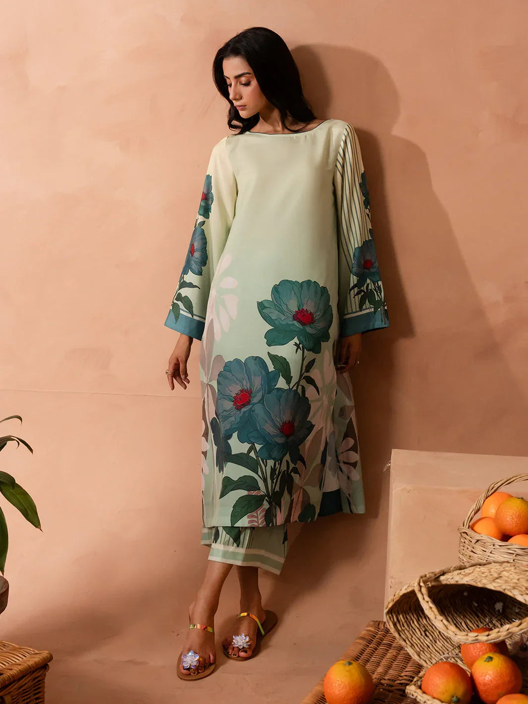 IZEL | Sunset street Pret | FLICKER - Aqsa Fabrics
