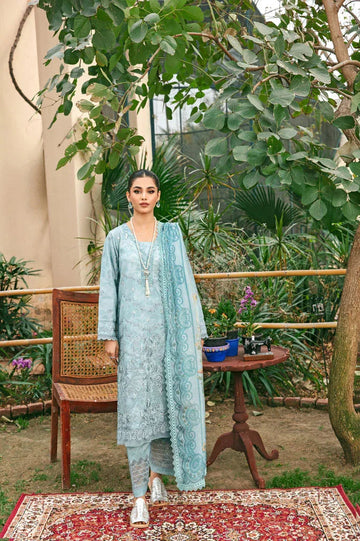 Florent | Luxury Lawn 24 | FFL-8B - Aqsa Fabrics