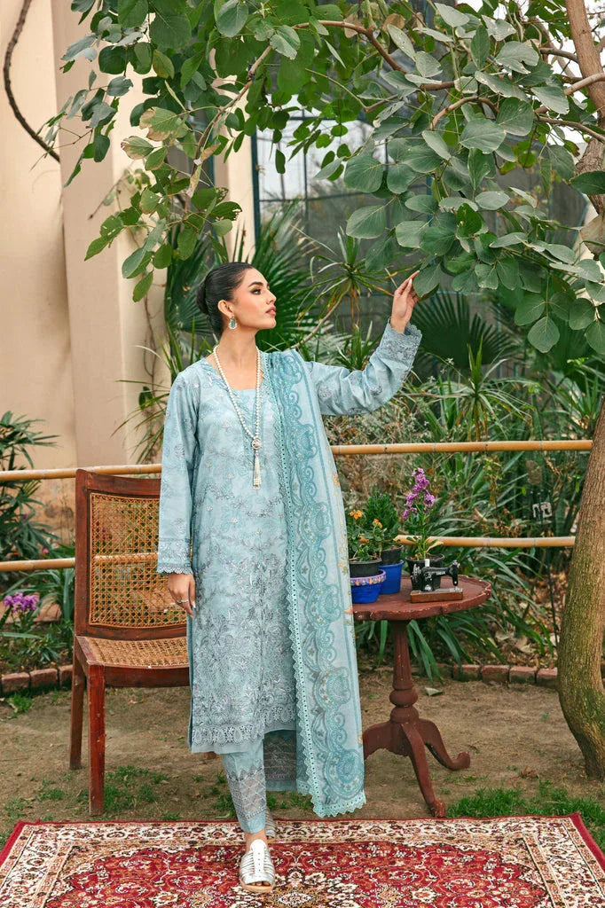 Florent | Luxury Lawn 24 | FFL-8B - Aqsa Fabrics