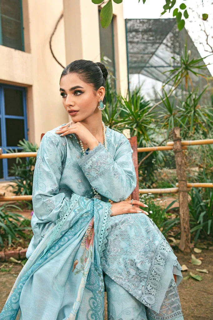 Florent | Luxury Lawn 24 | FFL-8B - Aqsa Fabrics