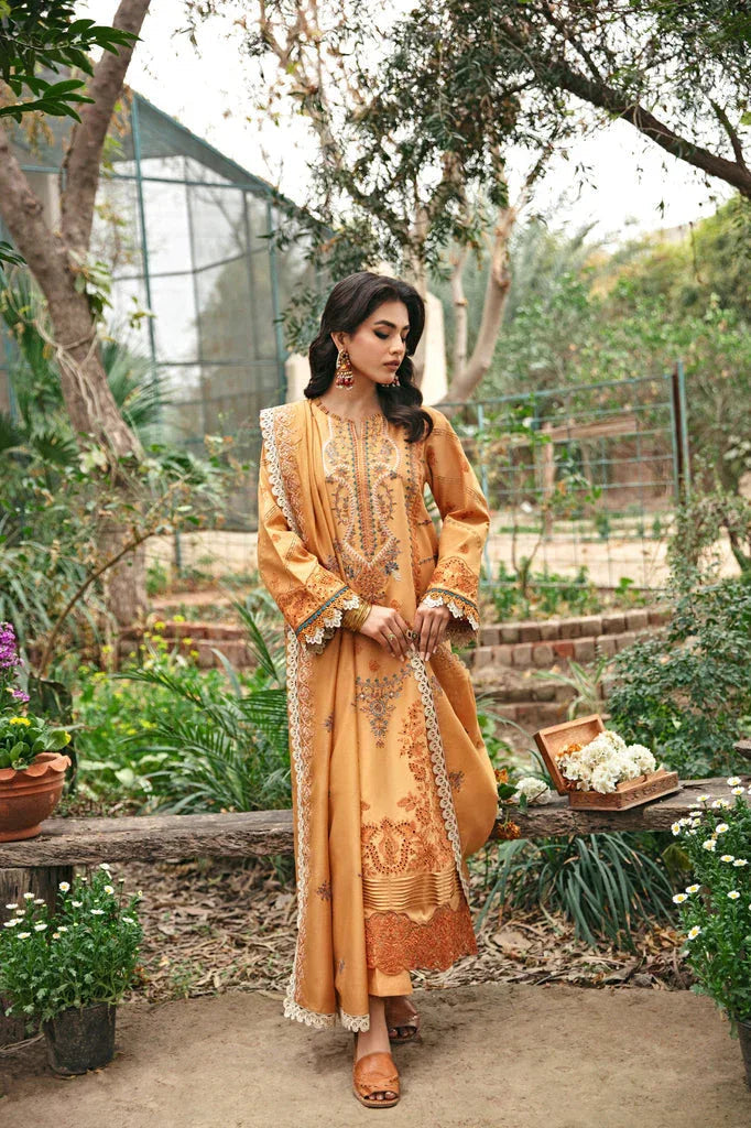 Florent | Luxury Lawn 24 | FFL-4A - Aqsa Fabrics