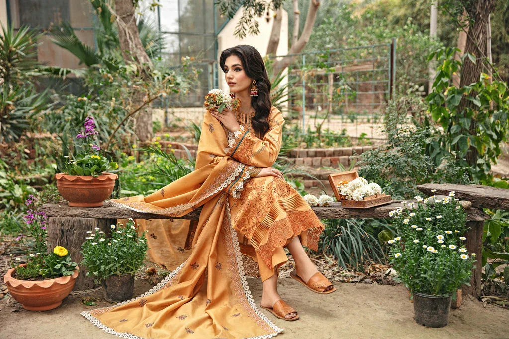 Florent | Luxury Lawn 24 | FFL-4A - Aqsa Fabrics