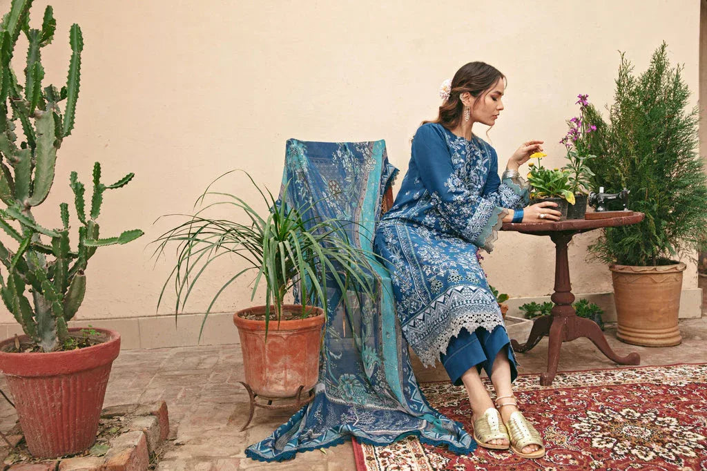 Florent | Luxury Lawn 24 | FFL-5A - Aqsa Fabrics