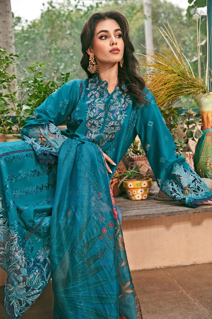Florent | Luxury Lawn 24 | FFL-2B - Aqsa Fabrics