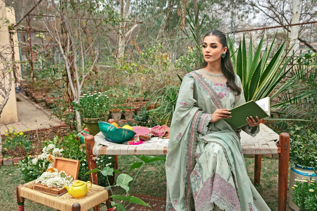Florent | Luxury Lawn 24 | FFL-3B - Aqsa Fabrics