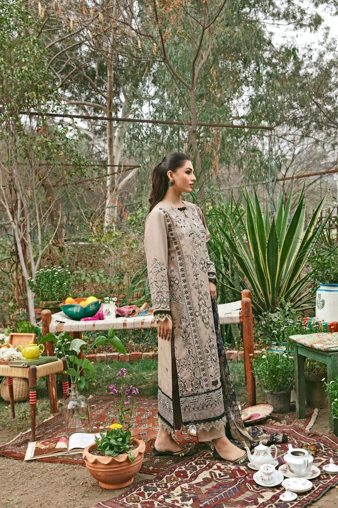 Florent | Luxury Lawn 24 | FFL-5B - Aqsa Fabrics