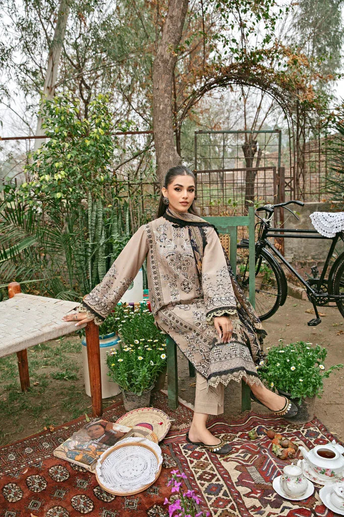 Florent | Luxury Lawn 24 | FFL-5B - Aqsa Fabrics