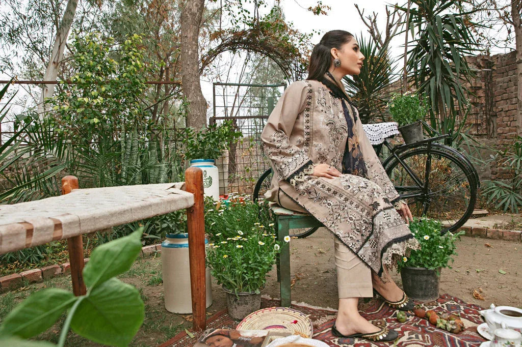 Florent | Luxury Lawn 24 | FFL-5B - Aqsa Fabrics