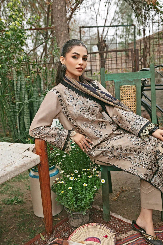 Florent | Luxury Lawn 24 | FFL-5B - Aqsa Fabrics
