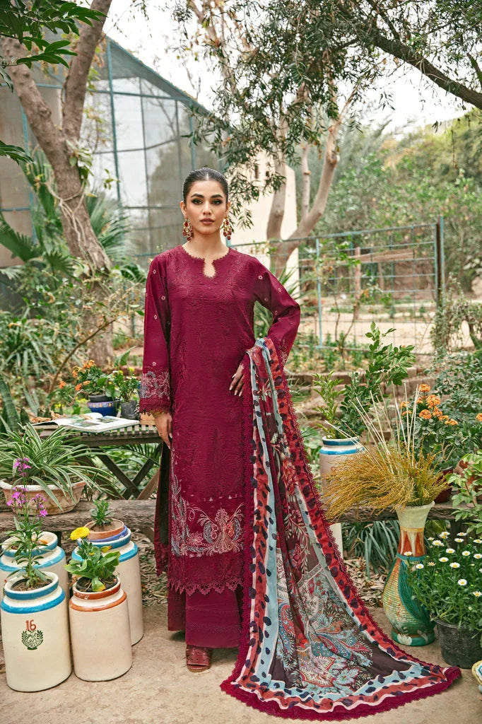 Florent | Luxury Lawn 24 | FFL-1B - Aqsa Fabrics