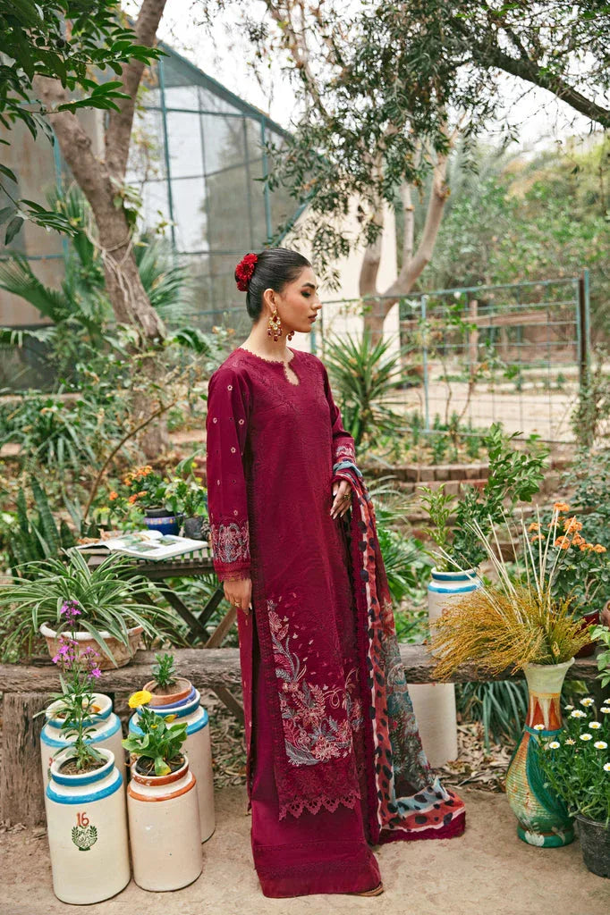 Florent | Luxury Lawn 24 | FFL-1B - Aqsa Fabrics