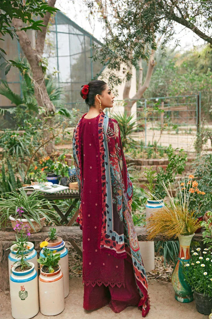 Florent | Luxury Lawn 24 | FFL-1B - Aqsa Fabrics