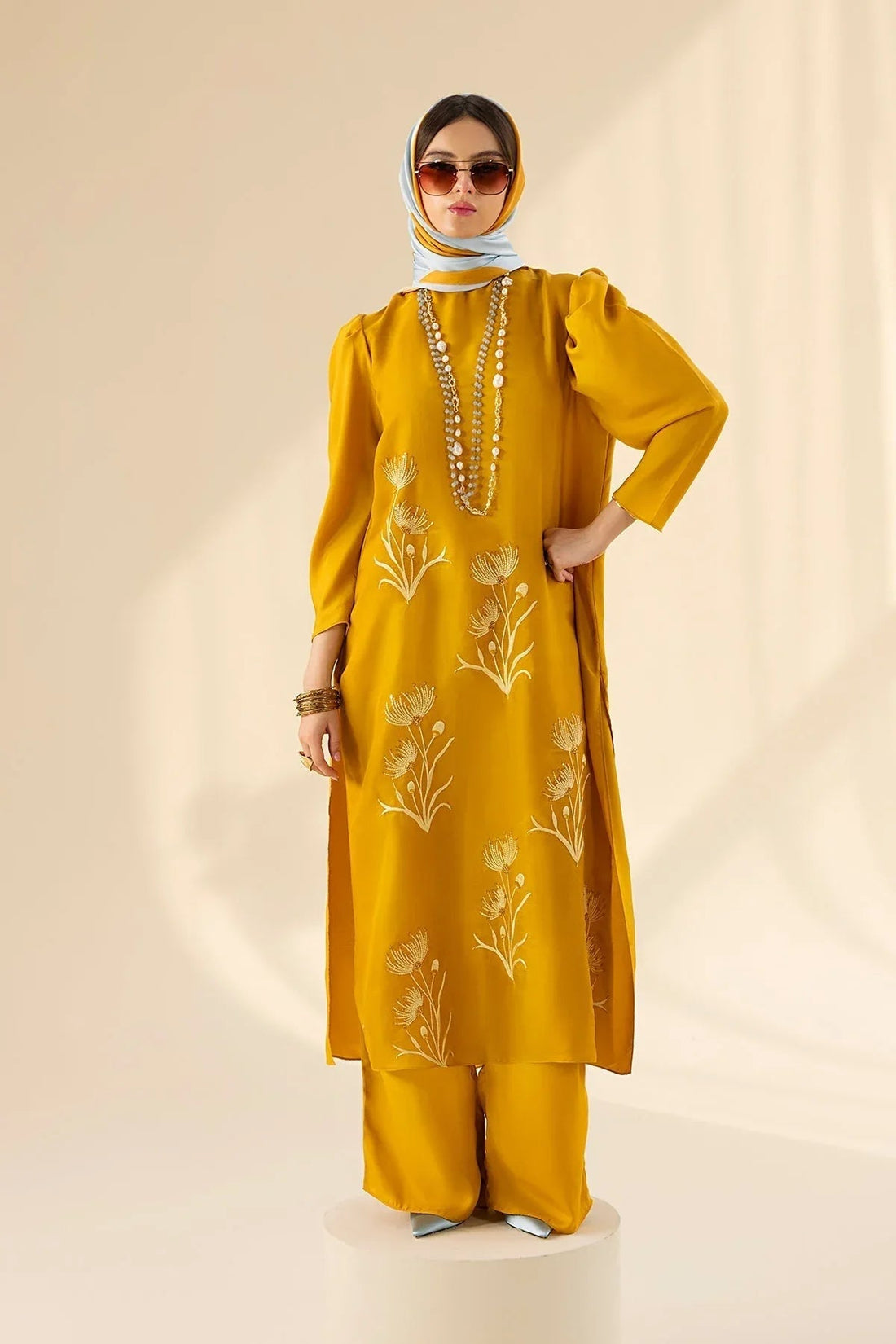 Erum Khan | Lillia Summer Edit | Honey Haze - Aqsa Fabrics