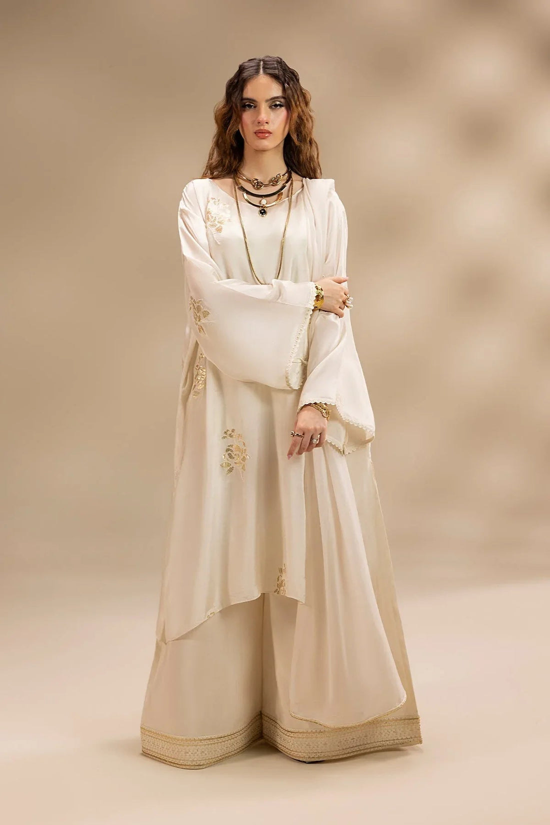 Erum Khan | Lillia Summer Edit | Moon Pearl - Aqsa Fabrics