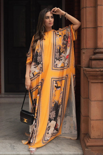 Erum Khan I Kaftan Edit I Halo Haze - Aqsa Fabrics