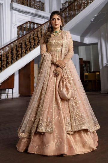 Erum Khan | Jahan Wedding 25 | Pink Dust - Aqsa Fabrics