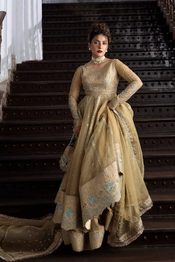 Erum Khan | Jahan Wedding 25 | Golden Glow - Aqsa Fabrics