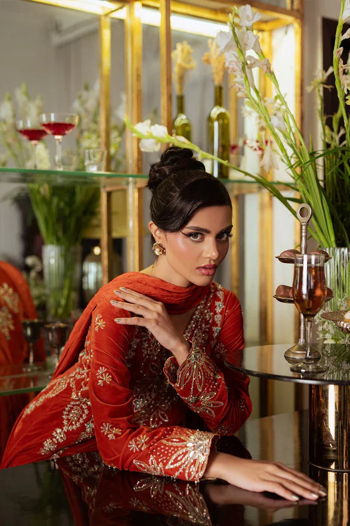 Saira Rizwan | Velvet Pret 25 | NEELAM-SRVP25-06 - Aqsa Fabrics