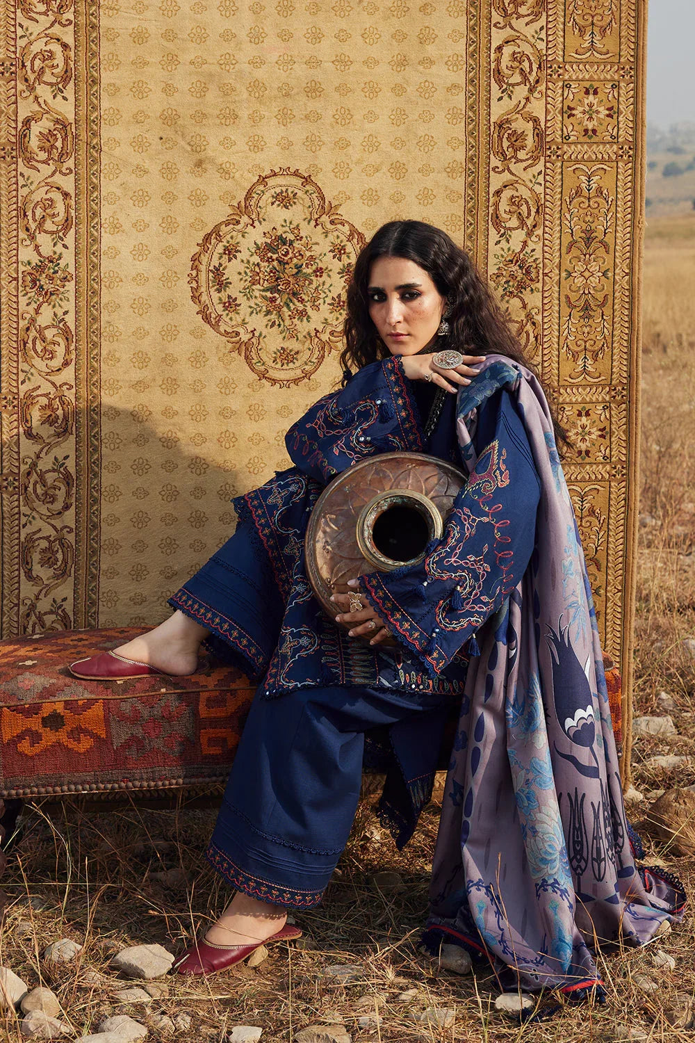 Saira Rizwan | Winter Khaddar 25 | MAHRUKH-SRW25-08 - Aqsa Fabrics