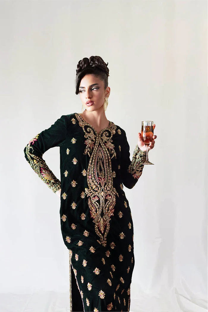 Saira Rizwan | Velvet Pret 25 | EMERA-SRVP25-10 - Aqsa Fabrics