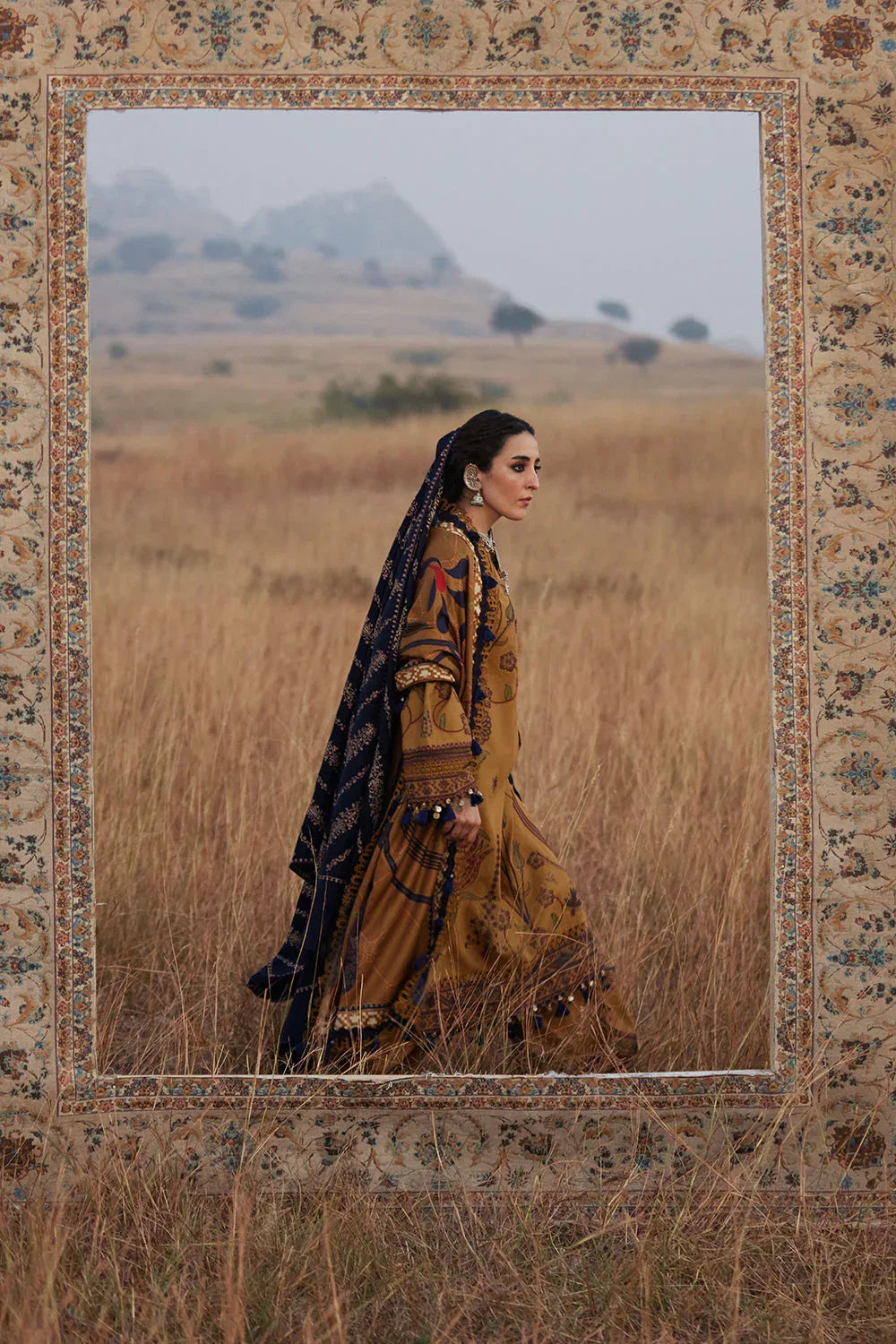Saira Rizwan | Winter Khaddar 25 | LALEH-SRW25-07 - Aqsa Fabrics