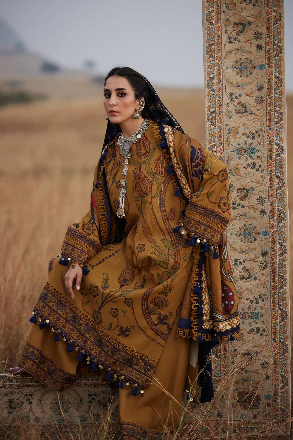 Saira Rizwan | Winter Khaddar 25 | LALEH-SRW25-07 - Aqsa Fabrics