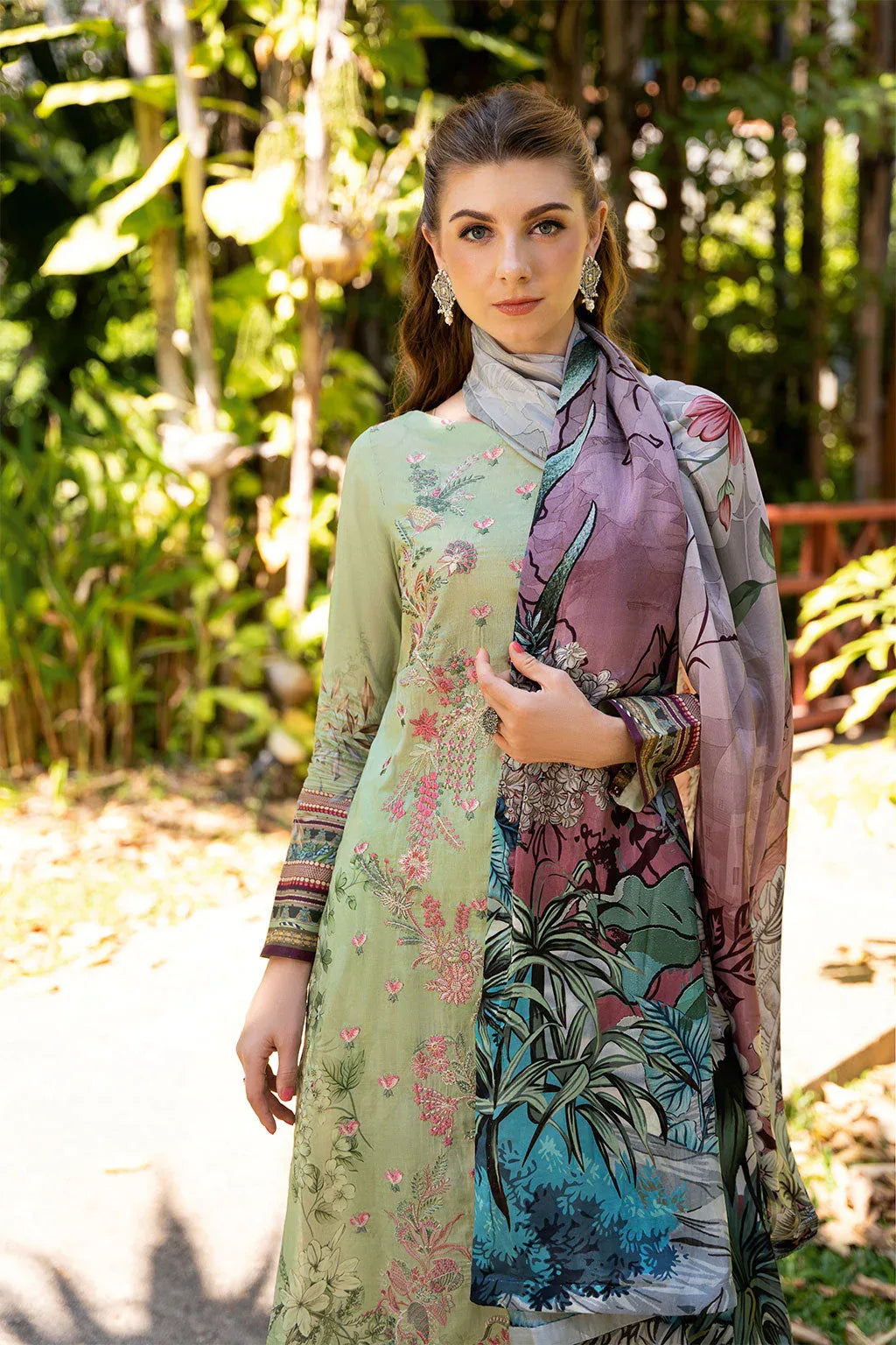 Ramsha | Ghazal Luxury Lawn | G-304 - Aqsa Fabrics