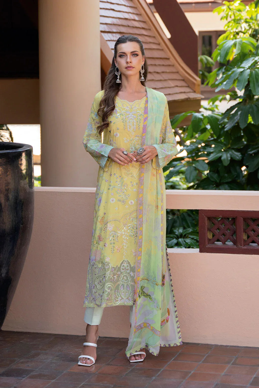 Ramsha | Ghazal Luxury Lawn | G-308 - Aqsa Fabrics