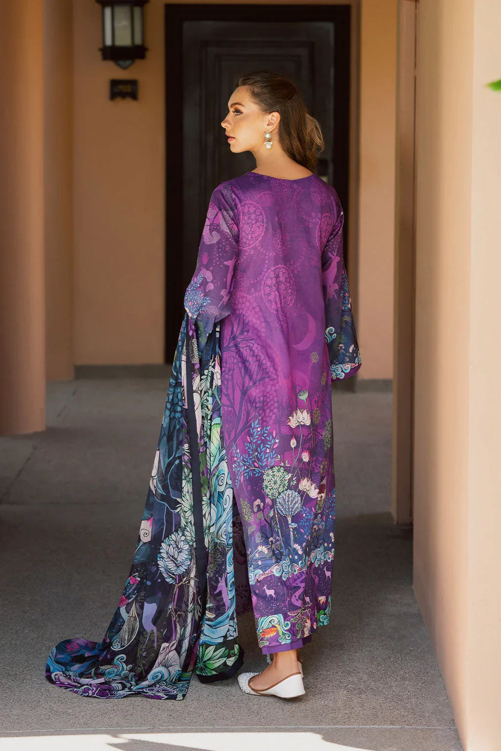 Ramsha | Ghazal Luxury Lawn | G-305 - Aqsa Fabrics