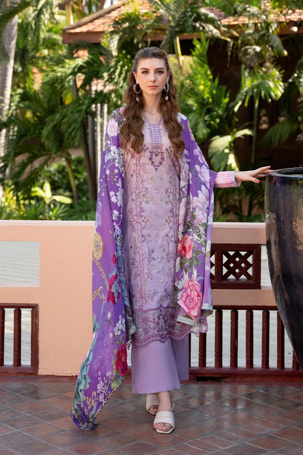 Ramsha | Ghazal Luxury Lawn | G-310 - Aqsa Fabrics