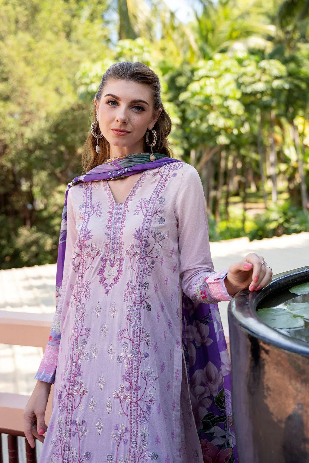Ramsha | Ghazal Luxury Lawn | G-310 - Aqsa Fabrics