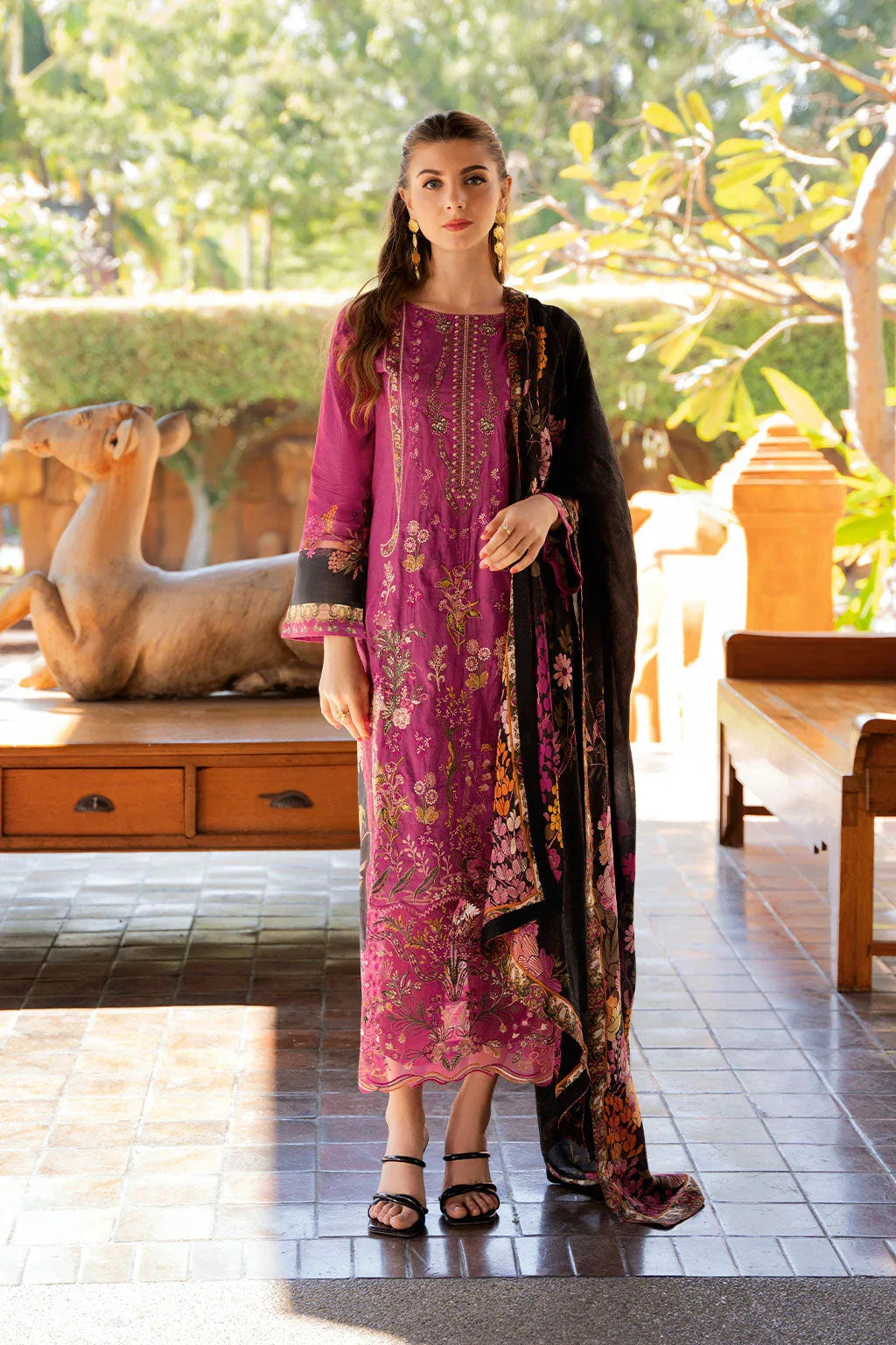 Ramsha | Ghazal Luxury Lawn | G-311 - Aqsa Fabrics