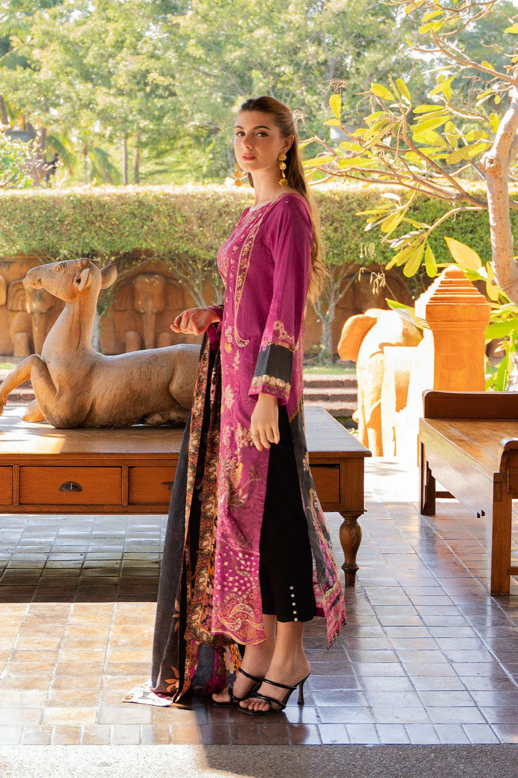 Ramsha | Ghazal Luxury Lawn | G-311 - Aqsa Fabrics