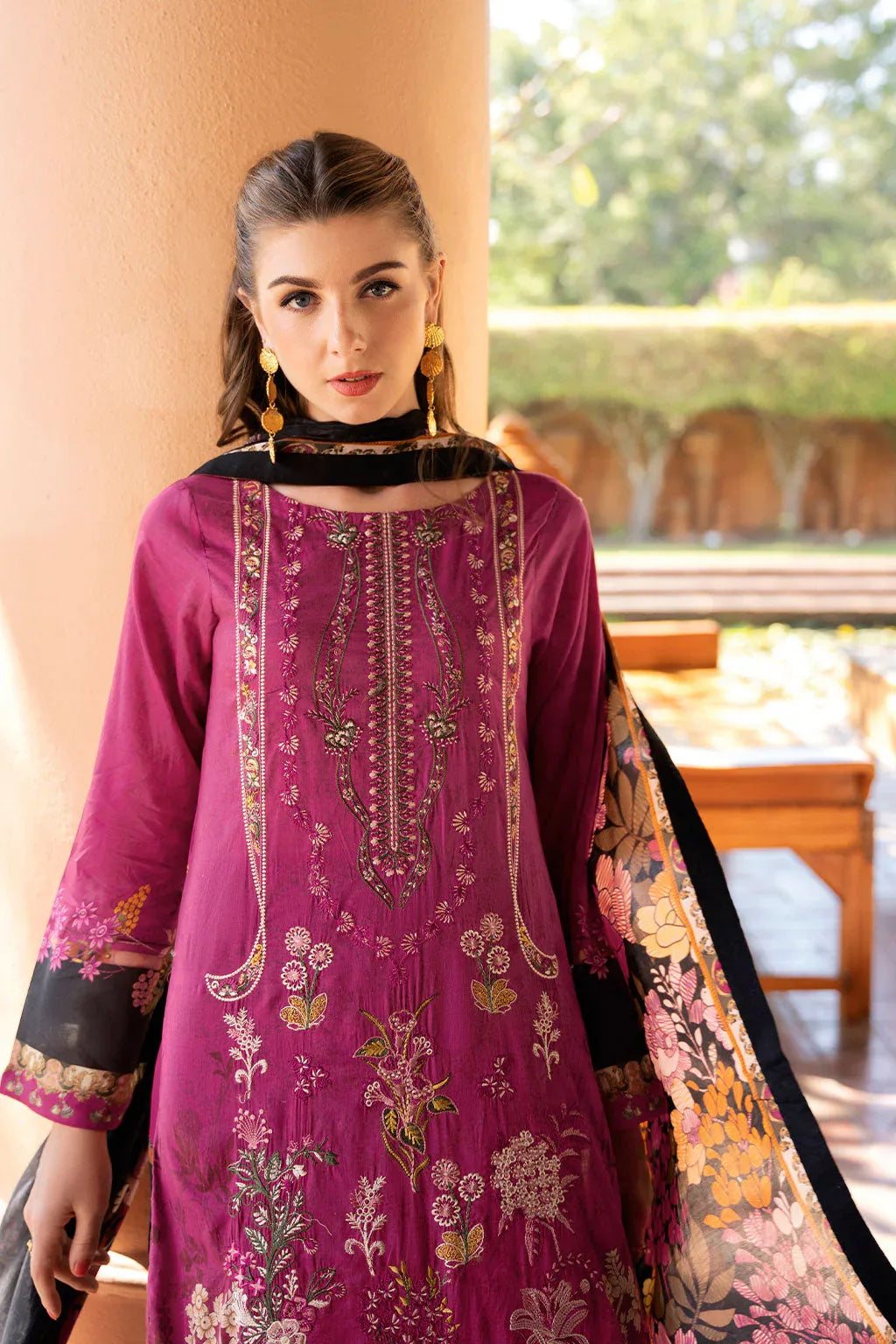 Ramsha | Ghazal Luxury Lawn | G-311 - Aqsa Fabrics