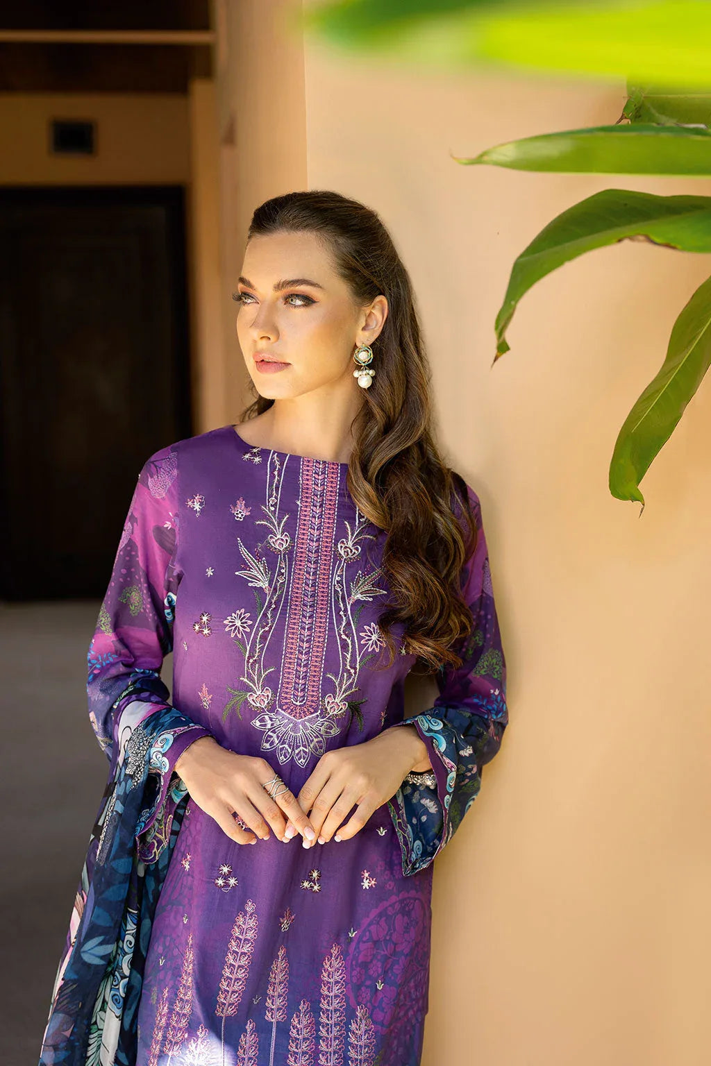 Ramsha | Ghazal Luxury Lawn | G-305 - Aqsa Fabrics